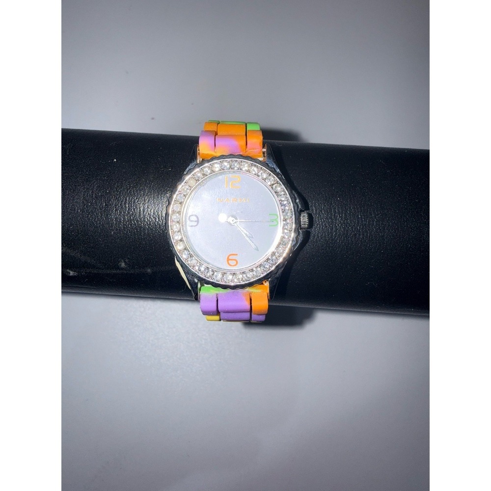 Narmi Watch Women's NEW Rainbow Jelly Y2K Gemstones Around Face